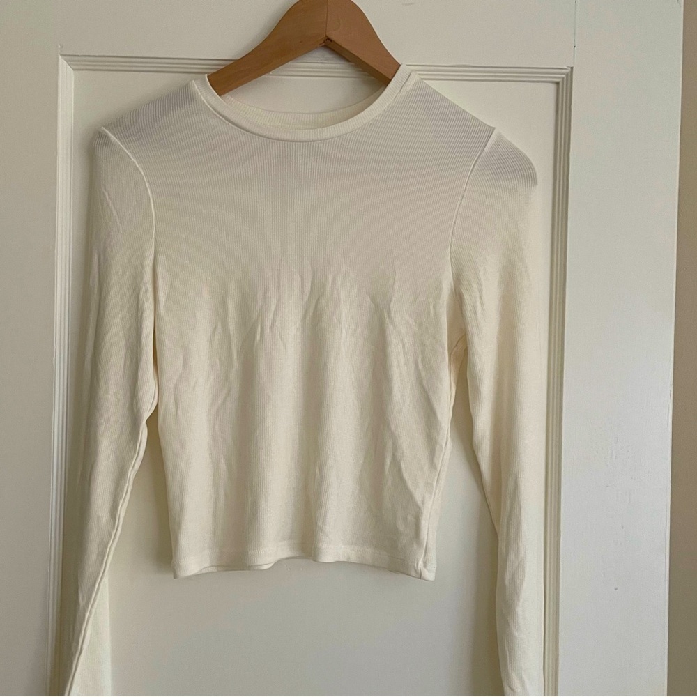 Parade Ivory Lush Rib Long-sleeve tshirt